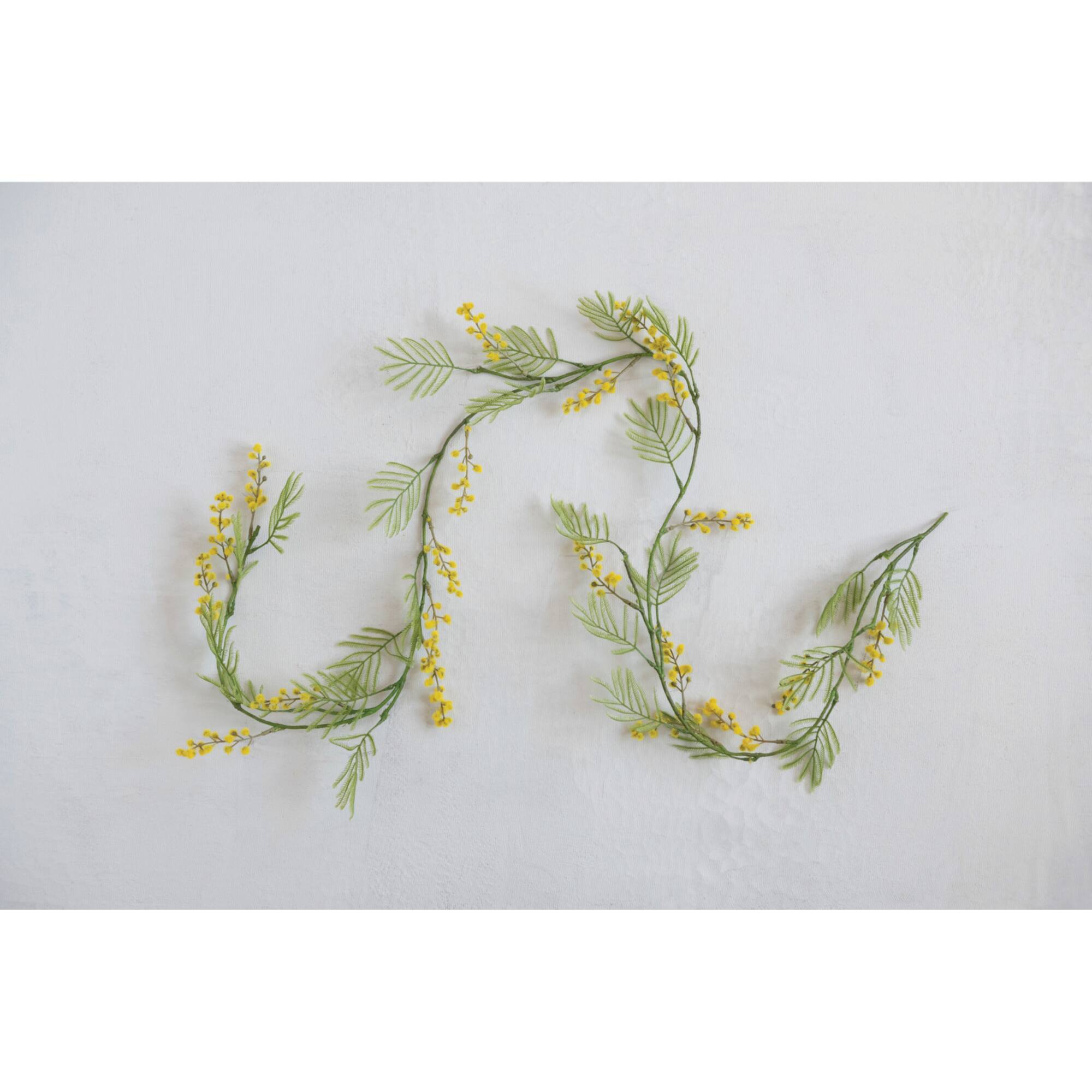 Hello Honey® Faux Botanical Garland with Yellow Flowers